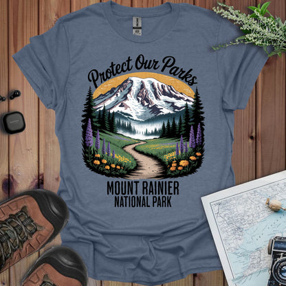 Protect Our Parks Mount Rainier Unisex T-Shirt T-Shirt Printify