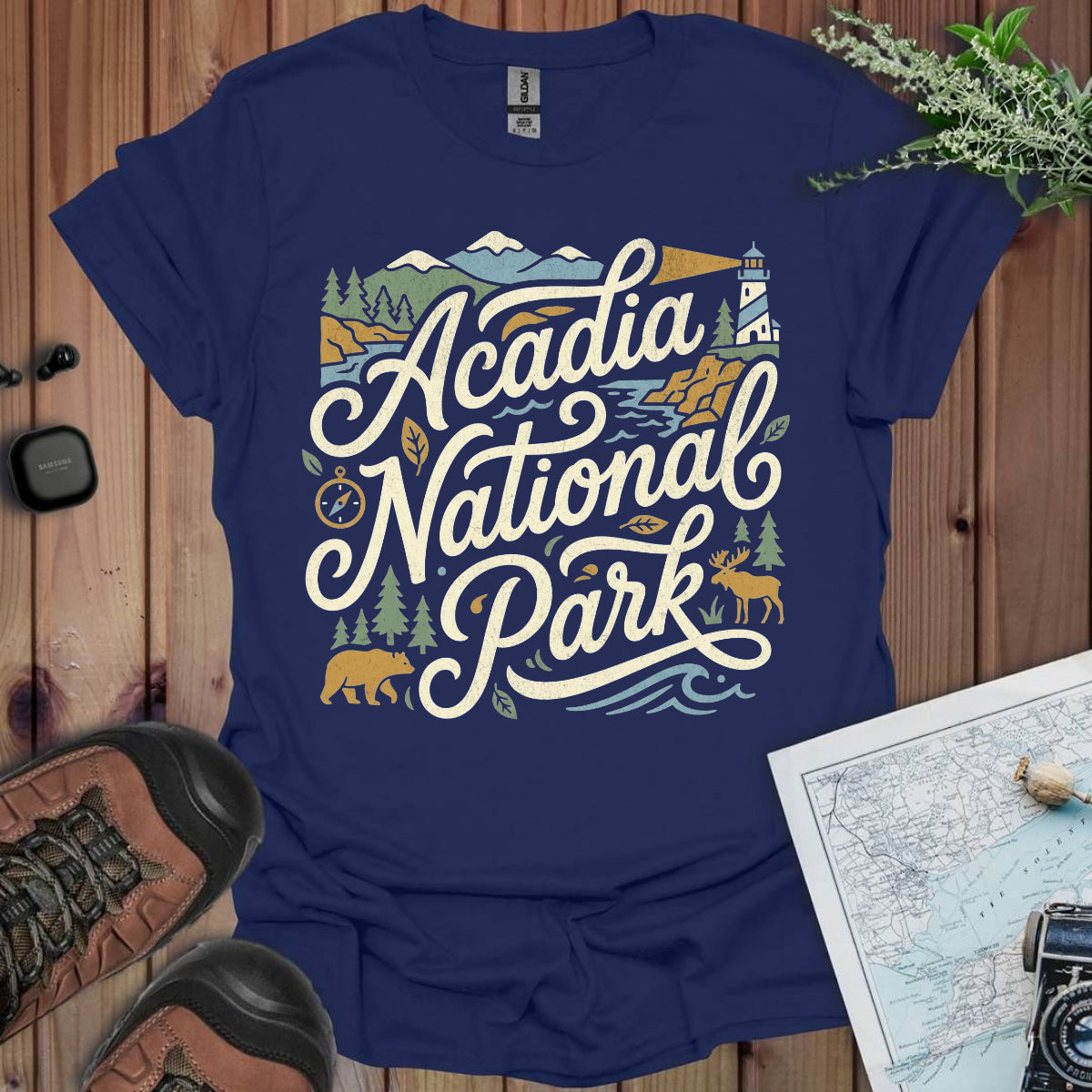 Acadia National Park Graphic T-Shirt