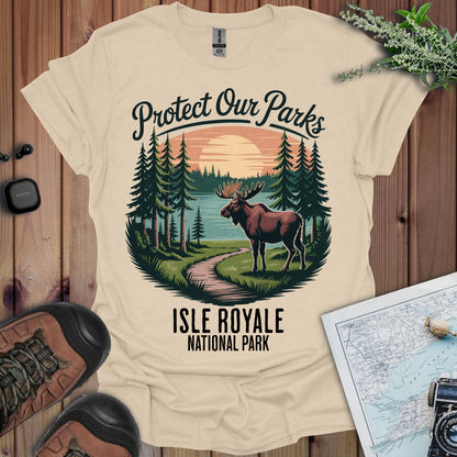 Protect Our Parks Isle Royale Unisex T-Shirt T-Shirt Printify Sand S