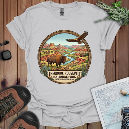 Theodore Roosevelt National Park Emblem Graphic T-Shirt