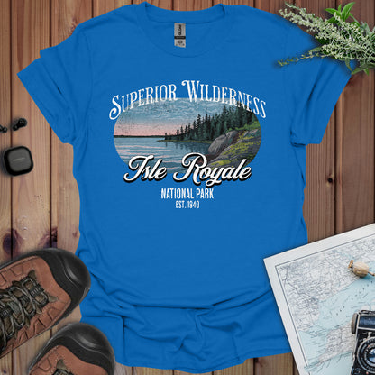 Isle Royale National Park Unisex T-Shirt Superior Wilderness T-Shirt Printify XS Royal