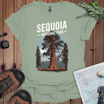 Sequoia National Park Unisex T-Shirt T-Shirt Printify S Sage