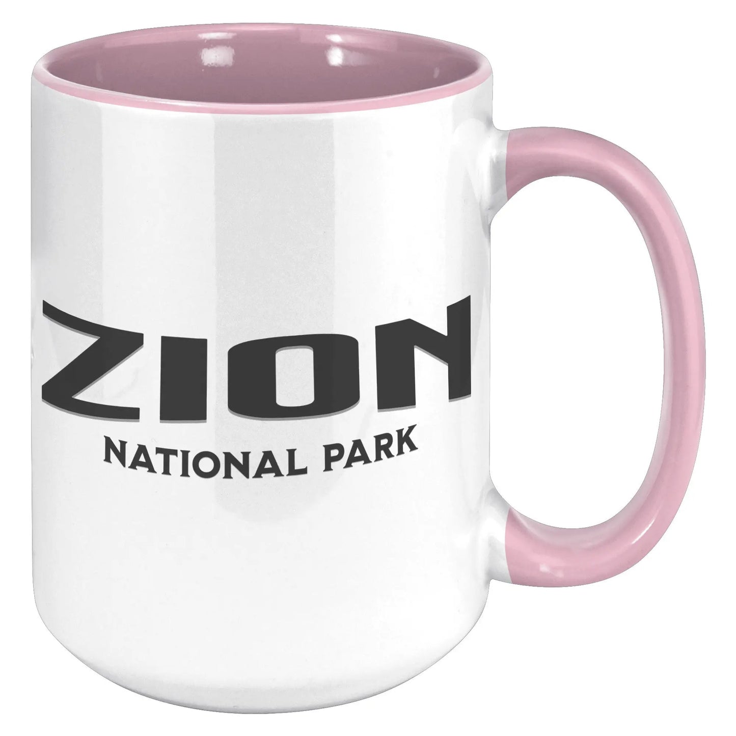 Zion National Park Mug 11oz 15oz Mug teelaunch 15oz Accent Mug Pink