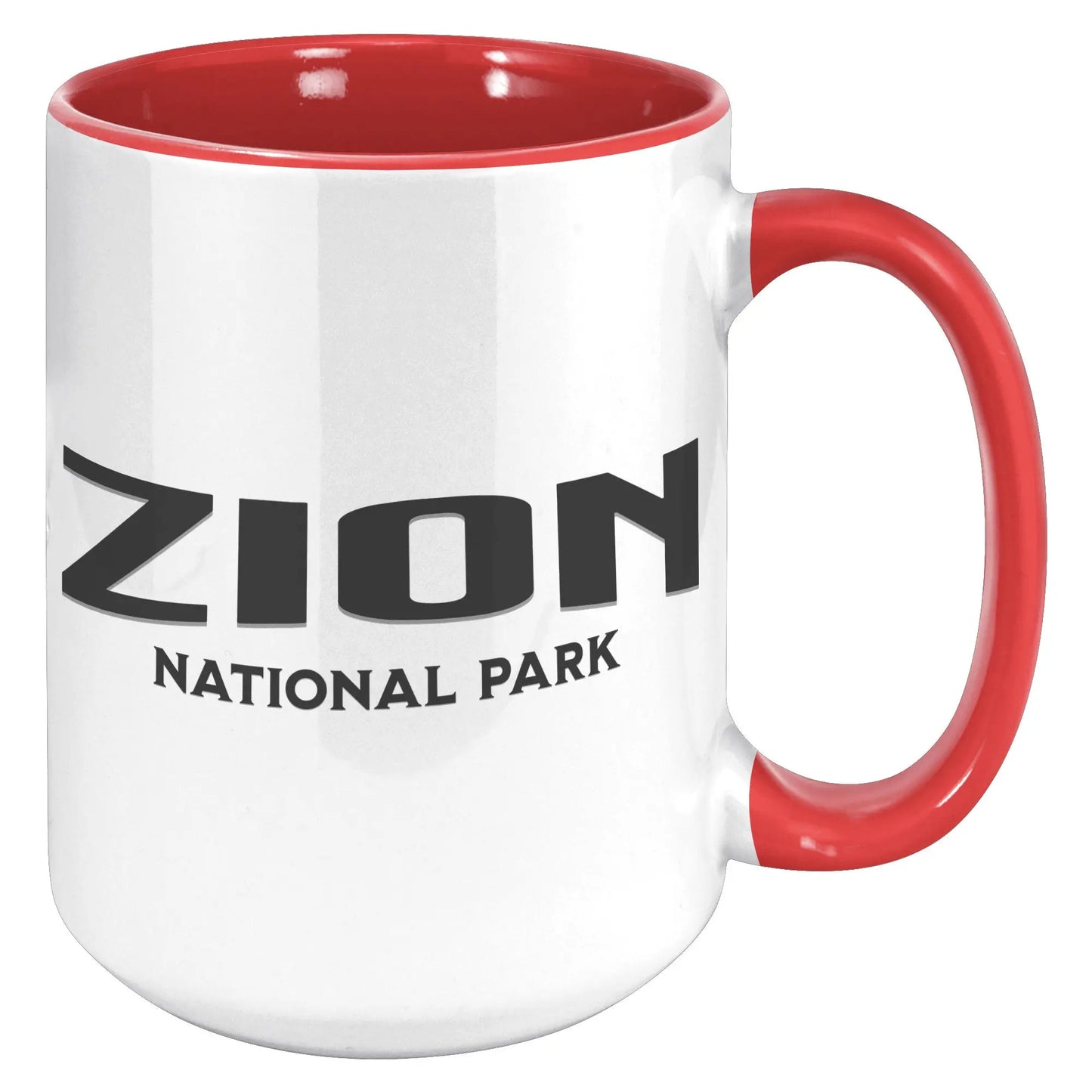 Zion National Park Mug 11oz 15oz Mug teelaunch 15oz Accent Mug Red