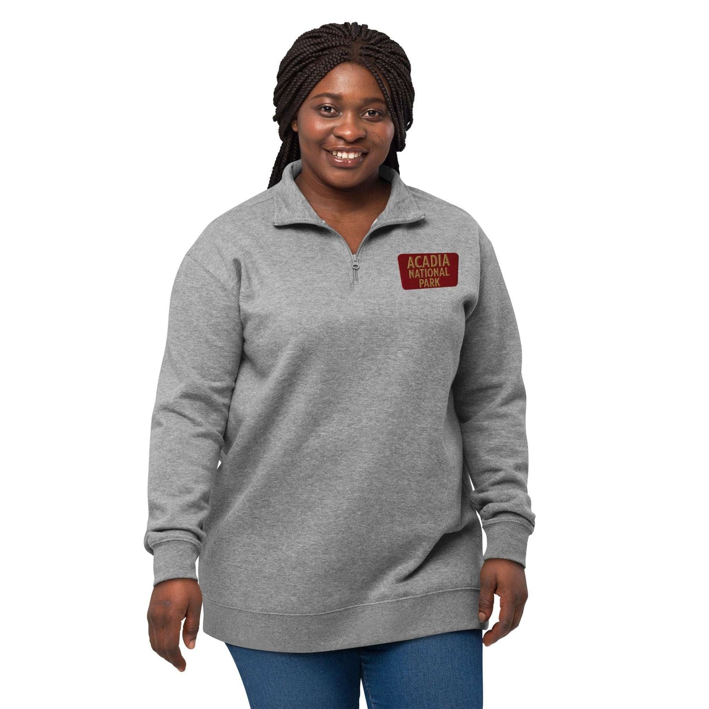 Acadia National Park 1/4 Zip Fleece Pullover - Parks ApparelSweater