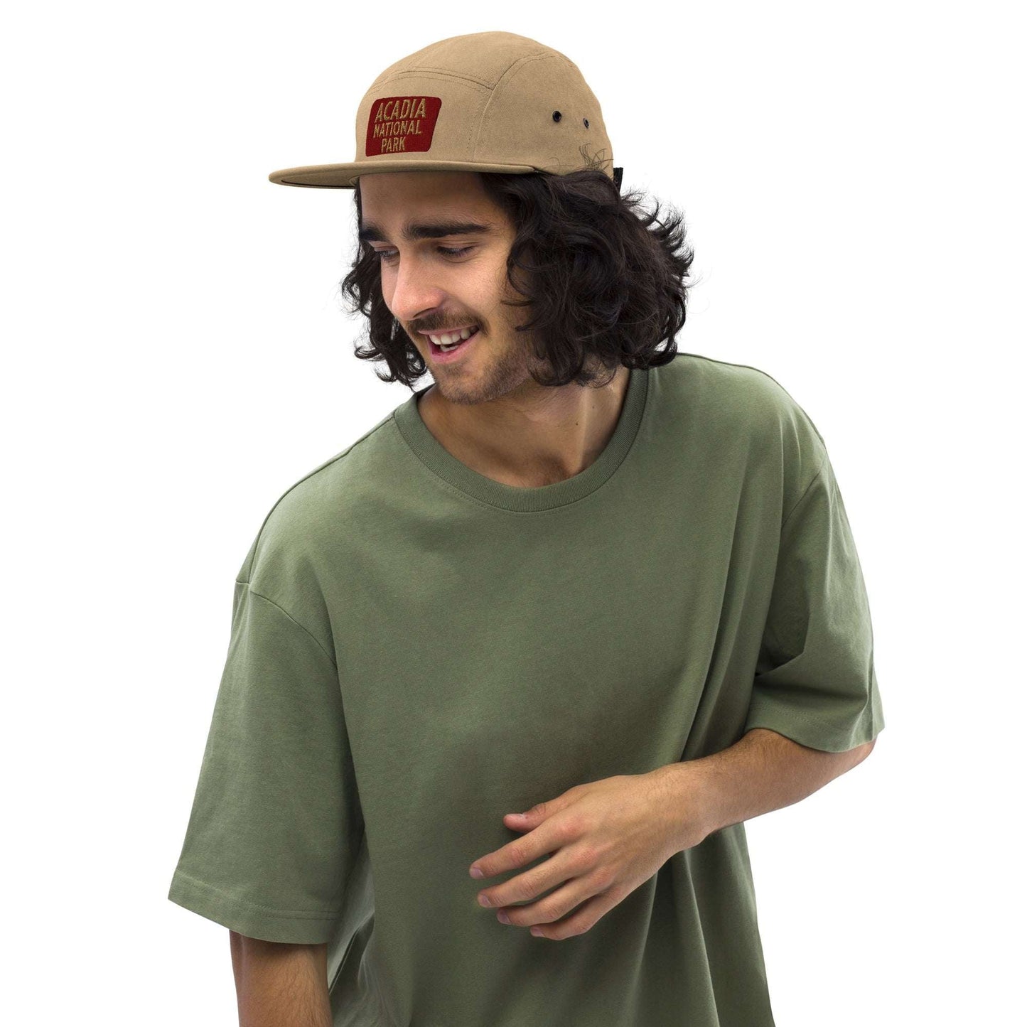 Acadia National Park embroidered 5-panel hat detail or alternate product view