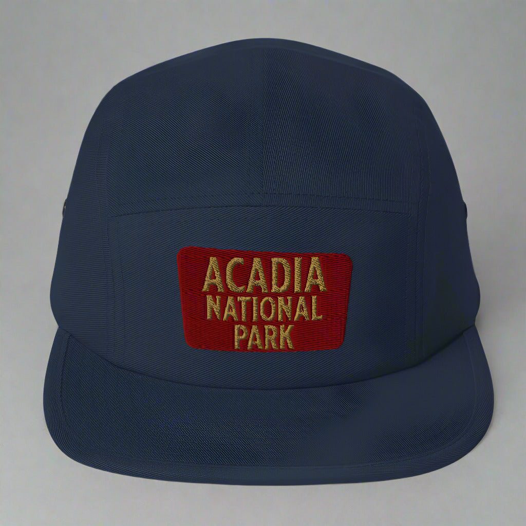 Acadia National Park embroidered 5-panel hat alternate product angle