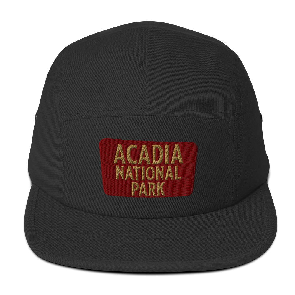 Acadia National Park embroidered 5-panel hat detail or alternate product view