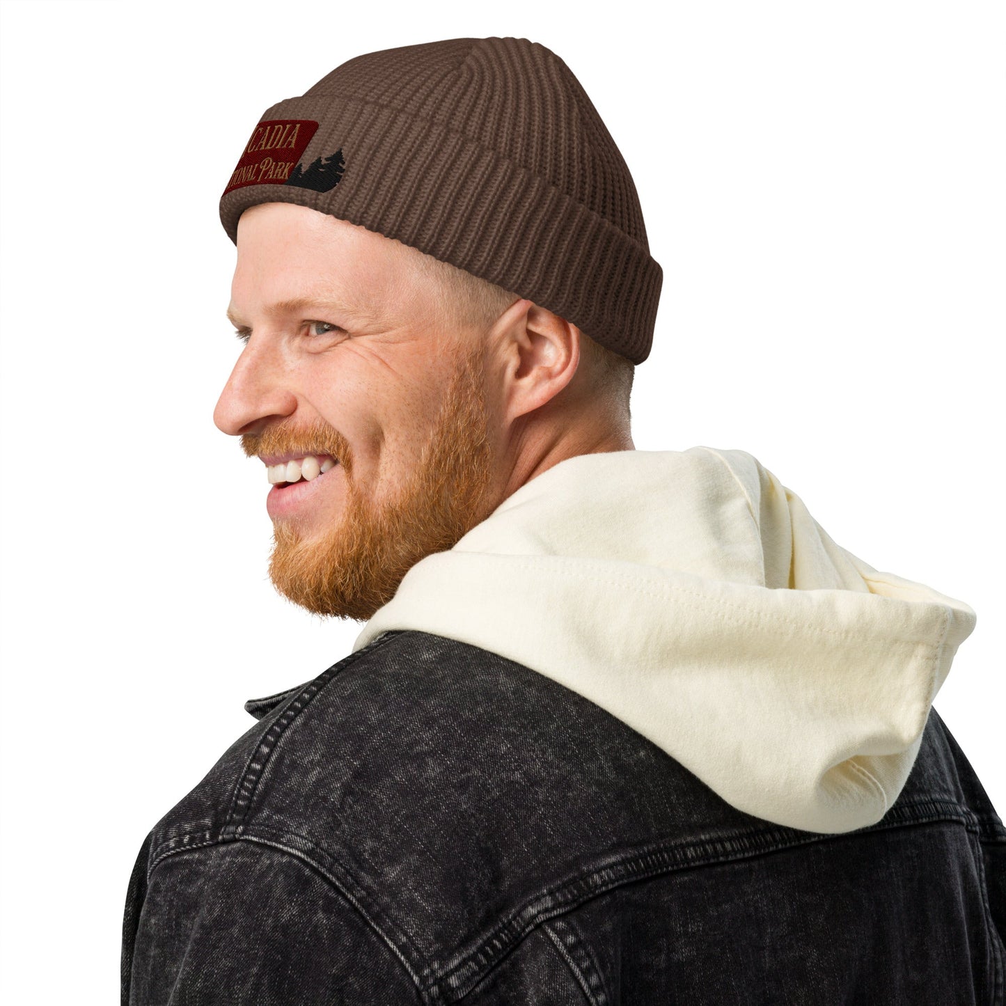 Acadia National Park embroidered beanie detail or alternate product view