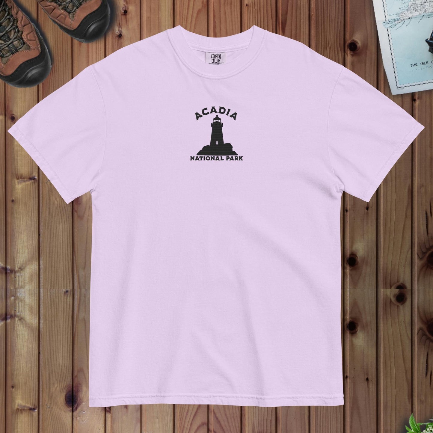 Acadia National Park Premium Embroidered T-shirt - Parks ApparelT-Shirt