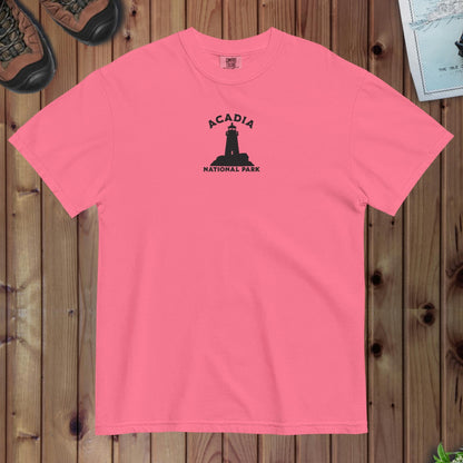 Acadia National Park Premium Embroidered T-shirt - Parks ApparelT-Shirt