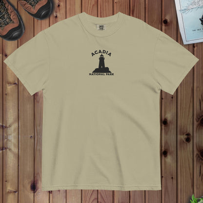 Acadia National Park Premium Embroidered T-shirt - Parks ApparelT-Shirt