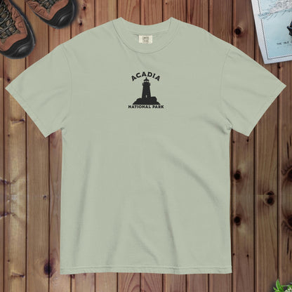 Acadia National Park Premium Embroidered T-shirt - Parks ApparelT-Shirt