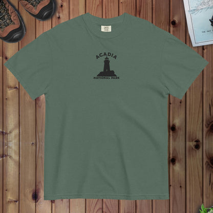 Acadia National Park Premium Embroidered T-shirt - Parks ApparelT-Shirt