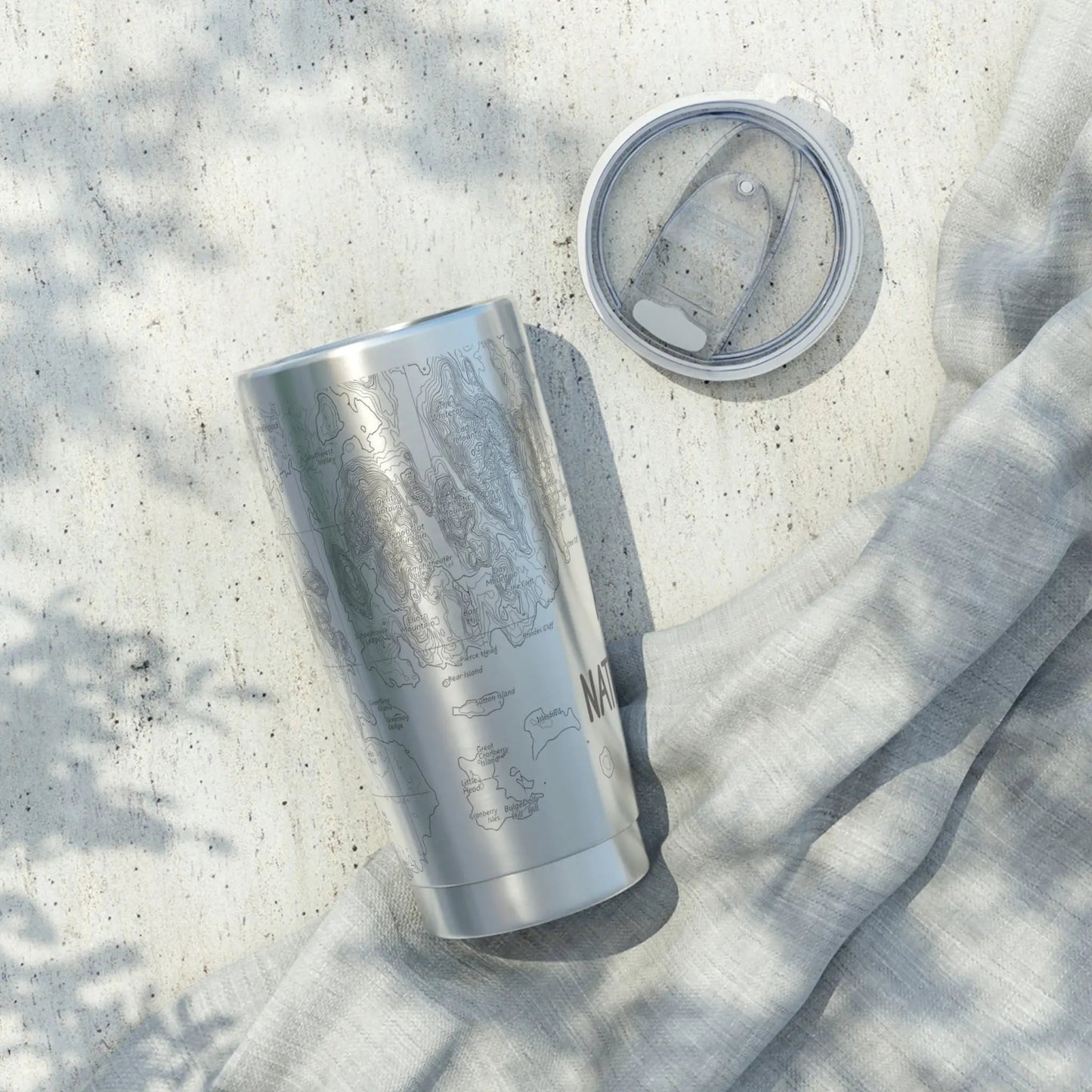 Acadia National Park Topographic Tumbler 20oz – Parks Apparel