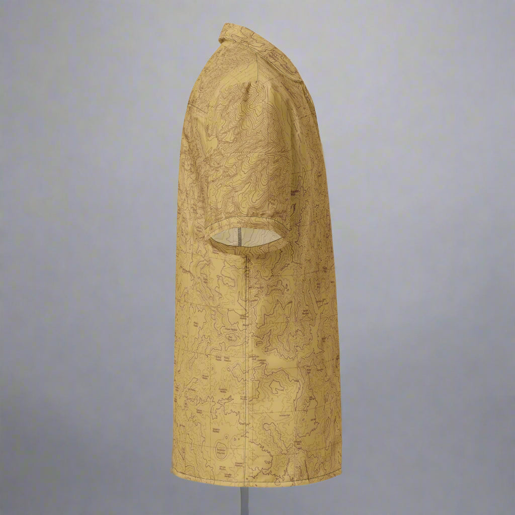 Sequoia National Park Topographic Button Up Unisex Shirt button shirt Park Service Apparel