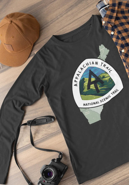 Appalachian National Scenic Trail Long Sleeve T-shirt AT - Parks ApparelLong - sleeve