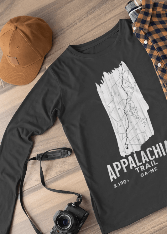 Appalachian National Scenic Trail Long Sleeve T-shirt White Blaze - Parks ApparelLong - sleeve