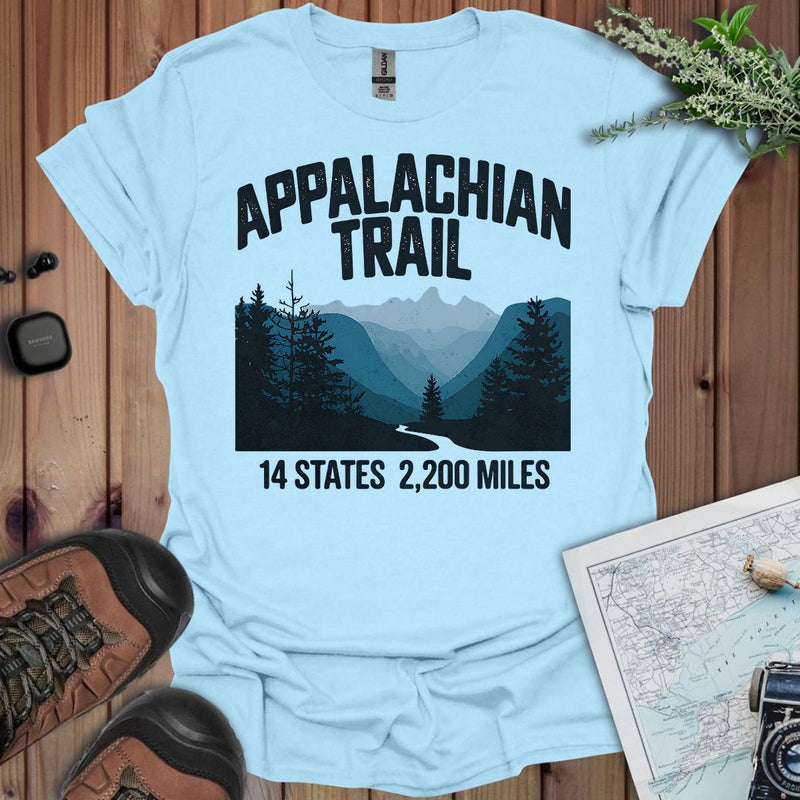 Appalachian Trail 14 States 2200 Miles T-Shirt - Parks ApparelT-Shirt