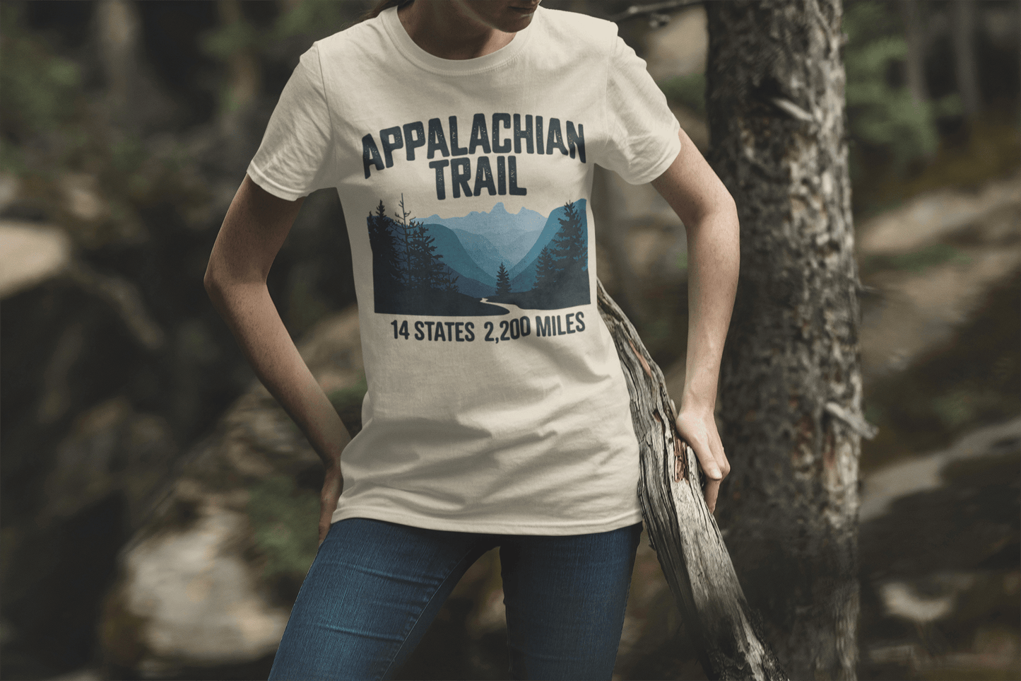Appalachian Trail 14 States 2200 Miles T-Shirt - Parks ApparelT-Shirt