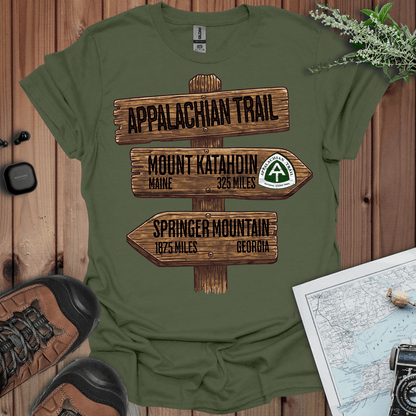 Appalachian Trail Unisex T-Shirt Katahdin Springer 2200 Miles - Parks ApparelT-Shirt
