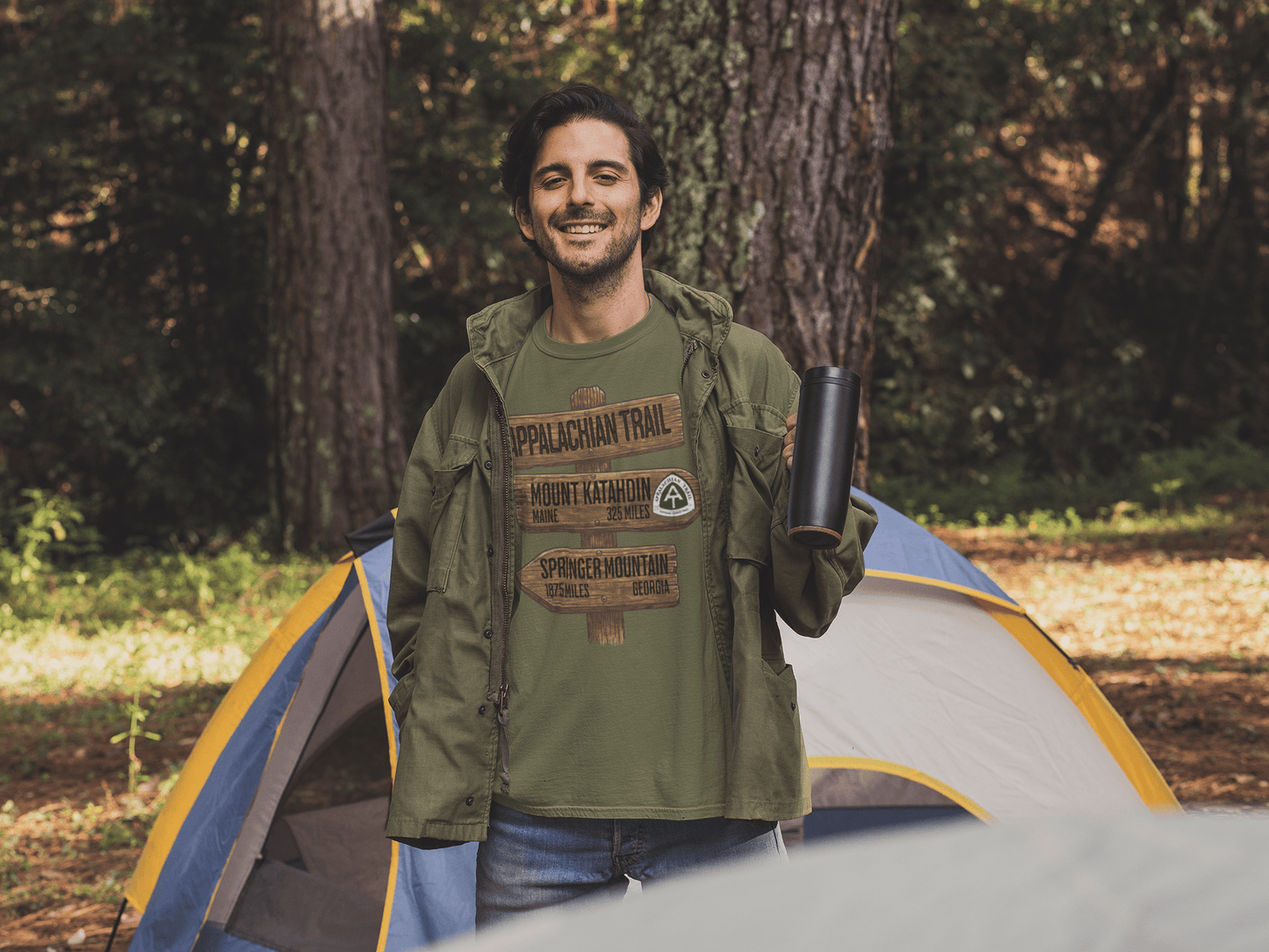 Appalachian Trail Unisex T-Shirt Katahdin Springer 2200 Miles - Parks ApparelT-Shirt