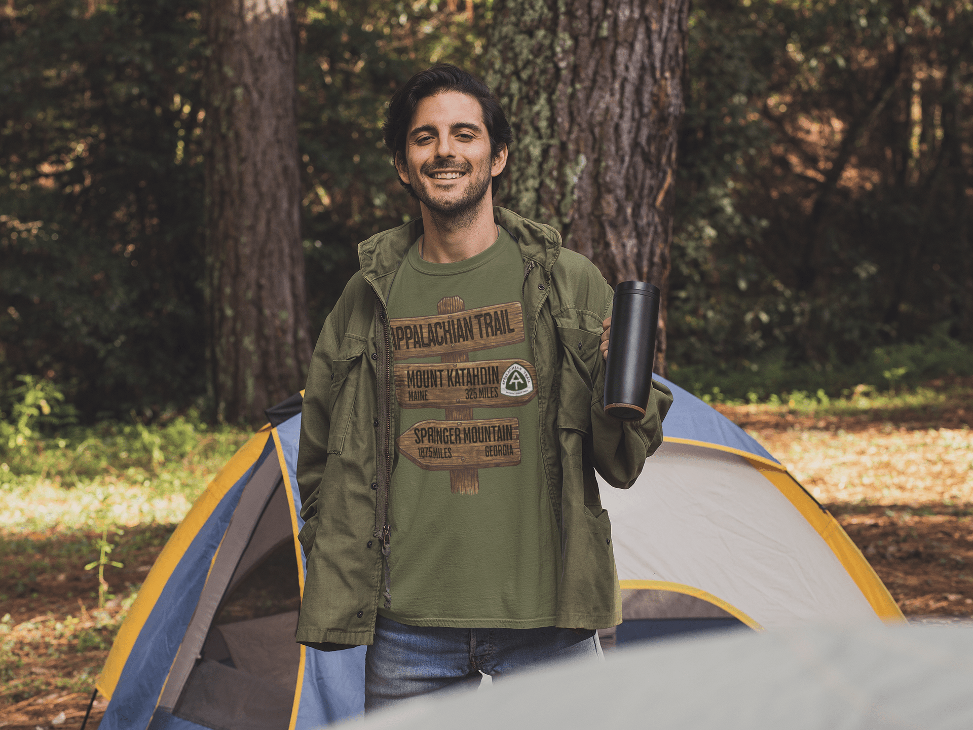 Appalachian Trail Unisex T-Shirt Katahdin Springer 2200 Miles - Parks ApparelT-Shirt