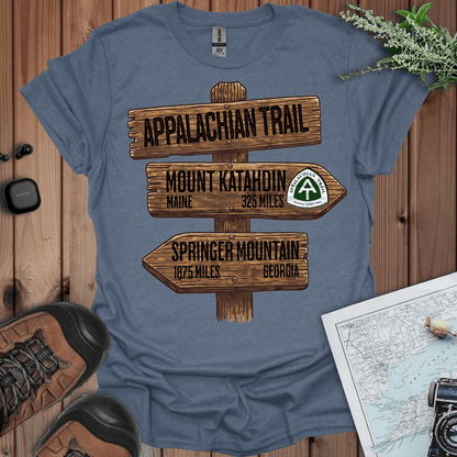 Appalachian Trail Unisex T-Shirt Katahdin Springer 2200 Miles - Parks ApparelT-Shirt