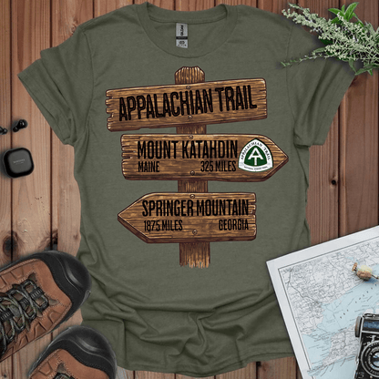 Appalachian Trail Unisex T-Shirt Katahdin Springer 2200 Miles - Parks ApparelT-Shirt