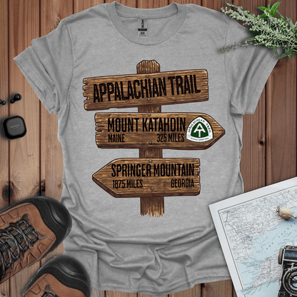 Appalachian Trail Unisex T-Shirt Katahdin Springer 2200 Miles - Parks ApparelT-Shirt