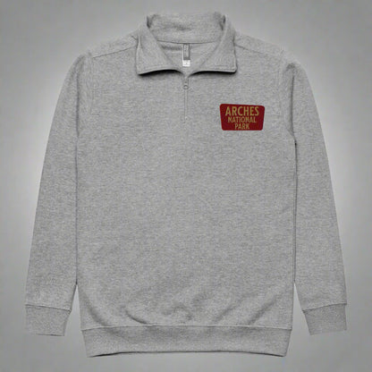 Arches National Park 1/4 Zip Fleece Pullover - Parks ApparelSweater