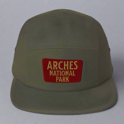Arches National Park embroidered 5-panel hat alternate product angle
