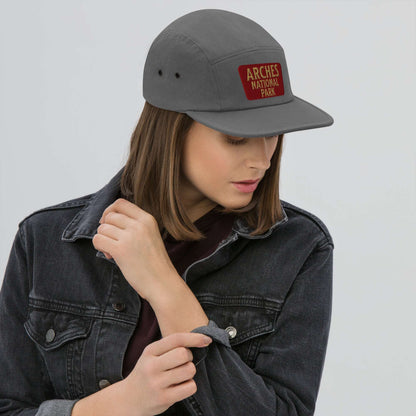 Arches National Park embroidered 5-panel hat detail or alternate product view