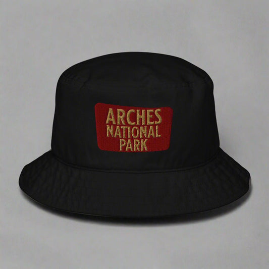 Arches National Park Embroidered Organic Bucket Hat - Parks Apparelhat
