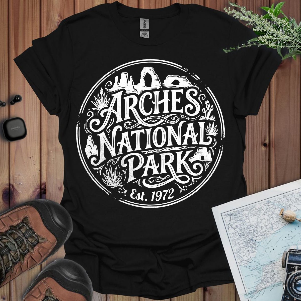 Arches National Park graphic t-shirt primary product view