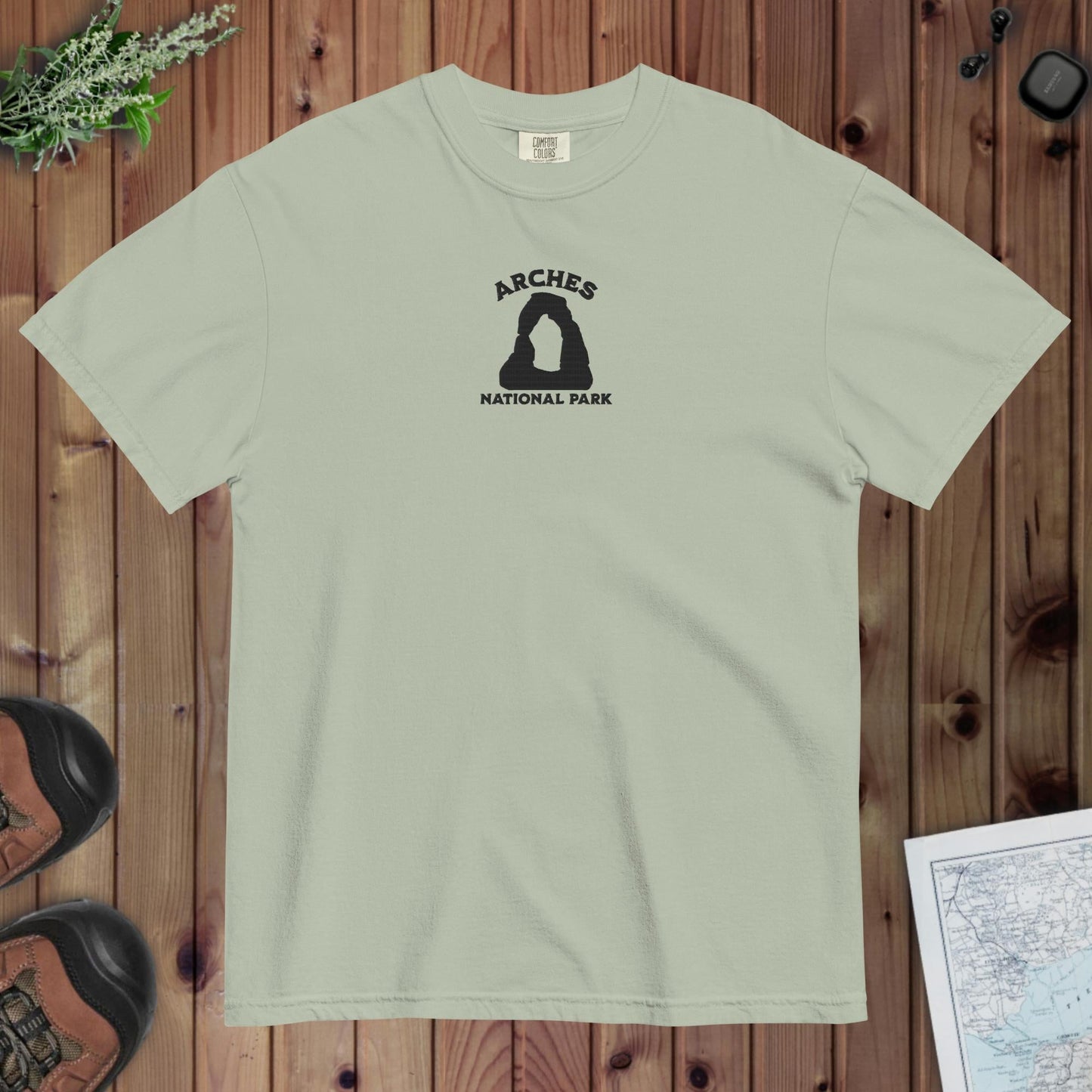 Arches National Park Premium Embroidered T-shirt - Parks ApparelT-Shirt