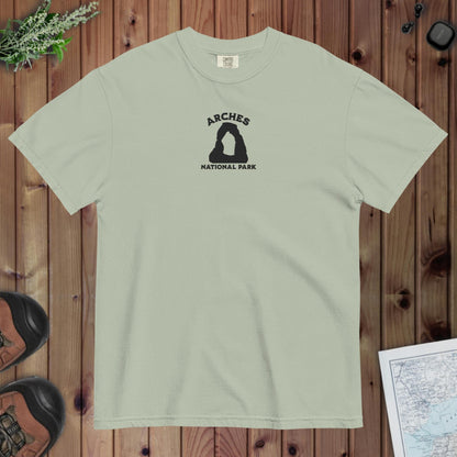 Arches National Park Premium Embroidered T-shirt - Parks ApparelT-Shirt