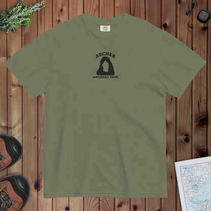 Arches National Park Premium Embroidered T-shirt - Parks ApparelT-Shirt
