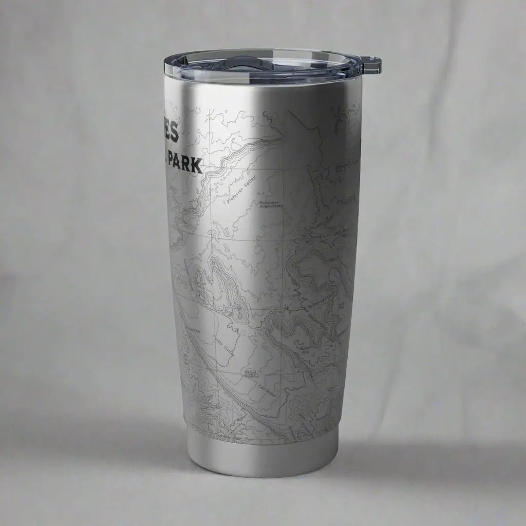 Arches National Park Topographic Tumbler 20oz - Parks ApparelTumbler
