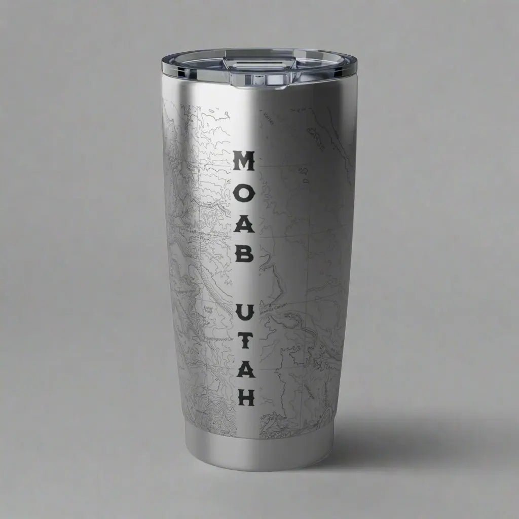 Arches National Park Topographic Tumbler 20oz - Parks ApparelTumbler