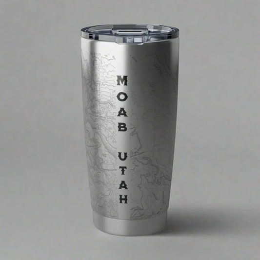Arches National Park Topographic Tumbler 20oz - Parks ApparelTumbler