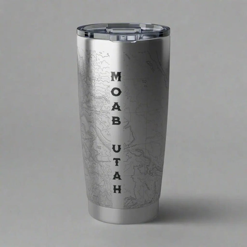 Arches National Park Topographic Tumbler 20oz - Parks ApparelTumbler