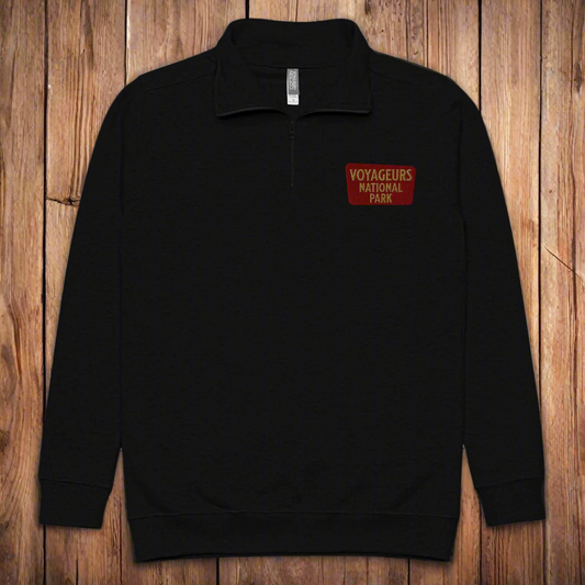 Voyageurs National Park 1/4 Zip Fleece Pullover Park Service Apparel