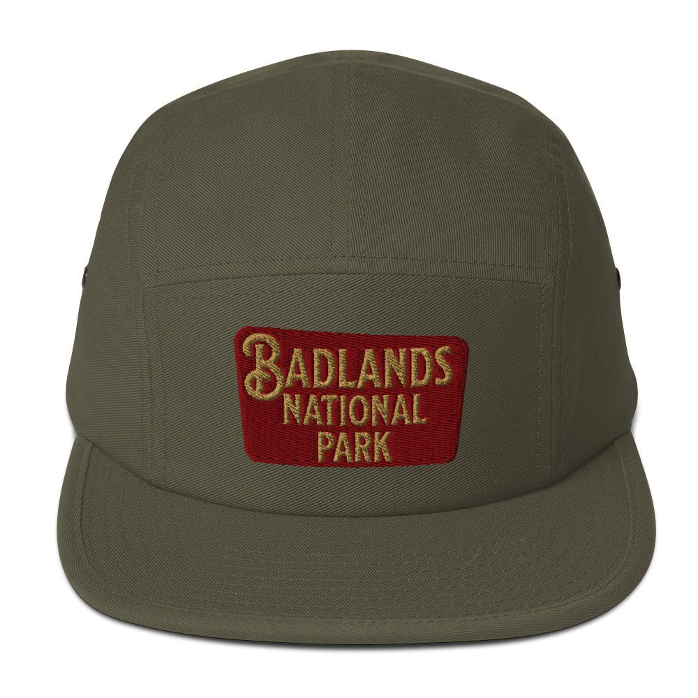 Badlands embroidered 5-panel hat alternate product angle