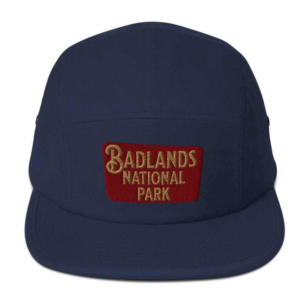 Badlands embroidered 5-panel hat detail or alternate product view