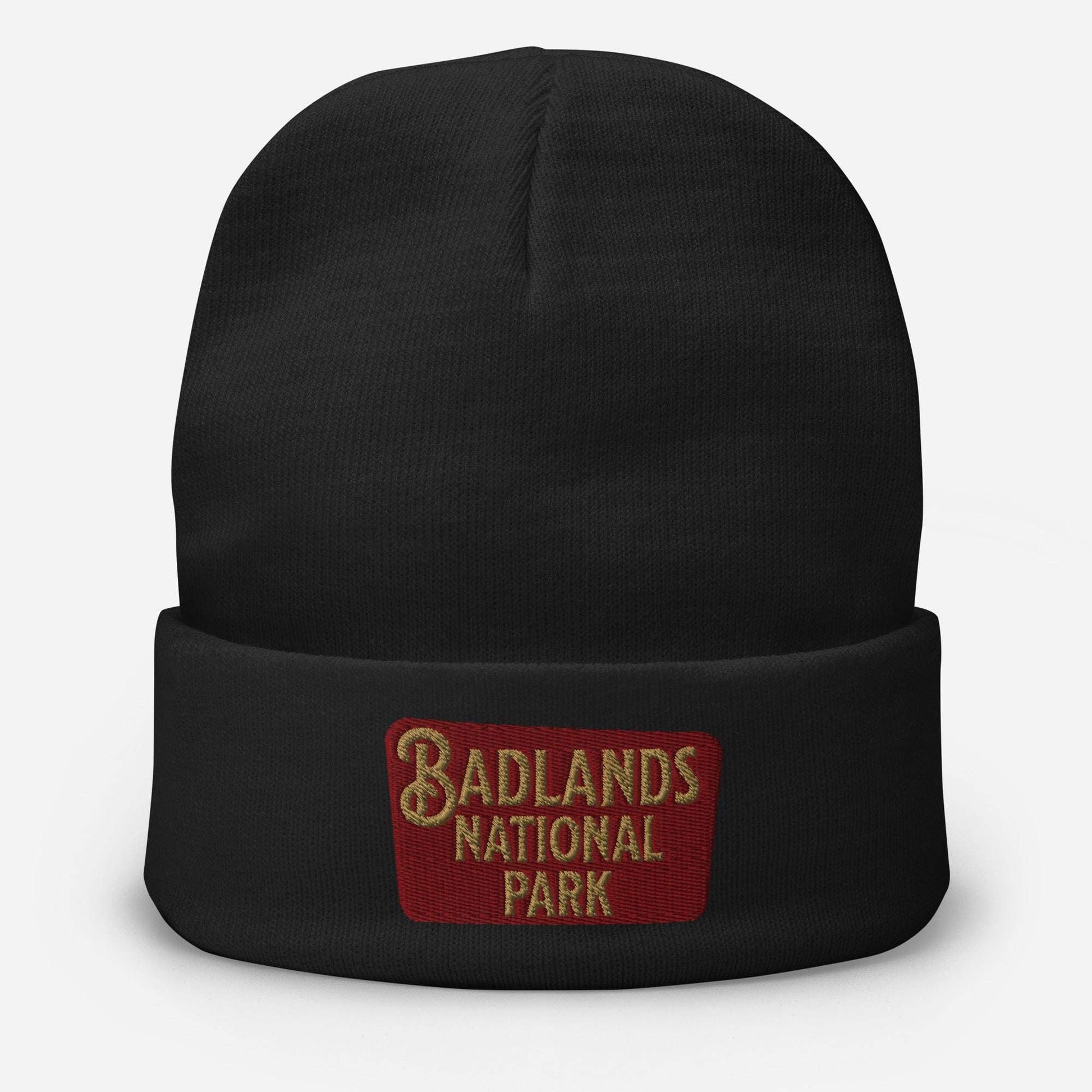 Badlands embroidered beanie alternate product angle