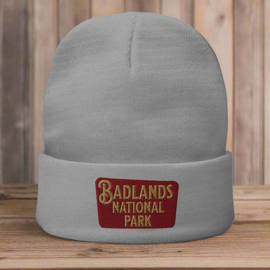 Badlands embroidered beanie primary product view