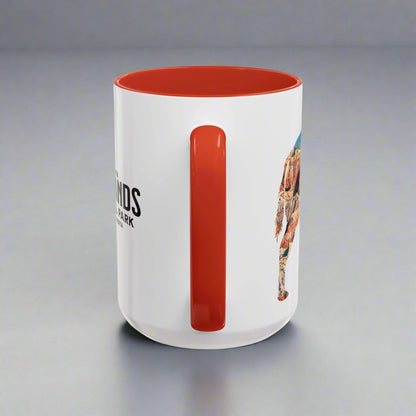 Badlands National Park South Dakota buffalo accent mug showing design detail or product variation