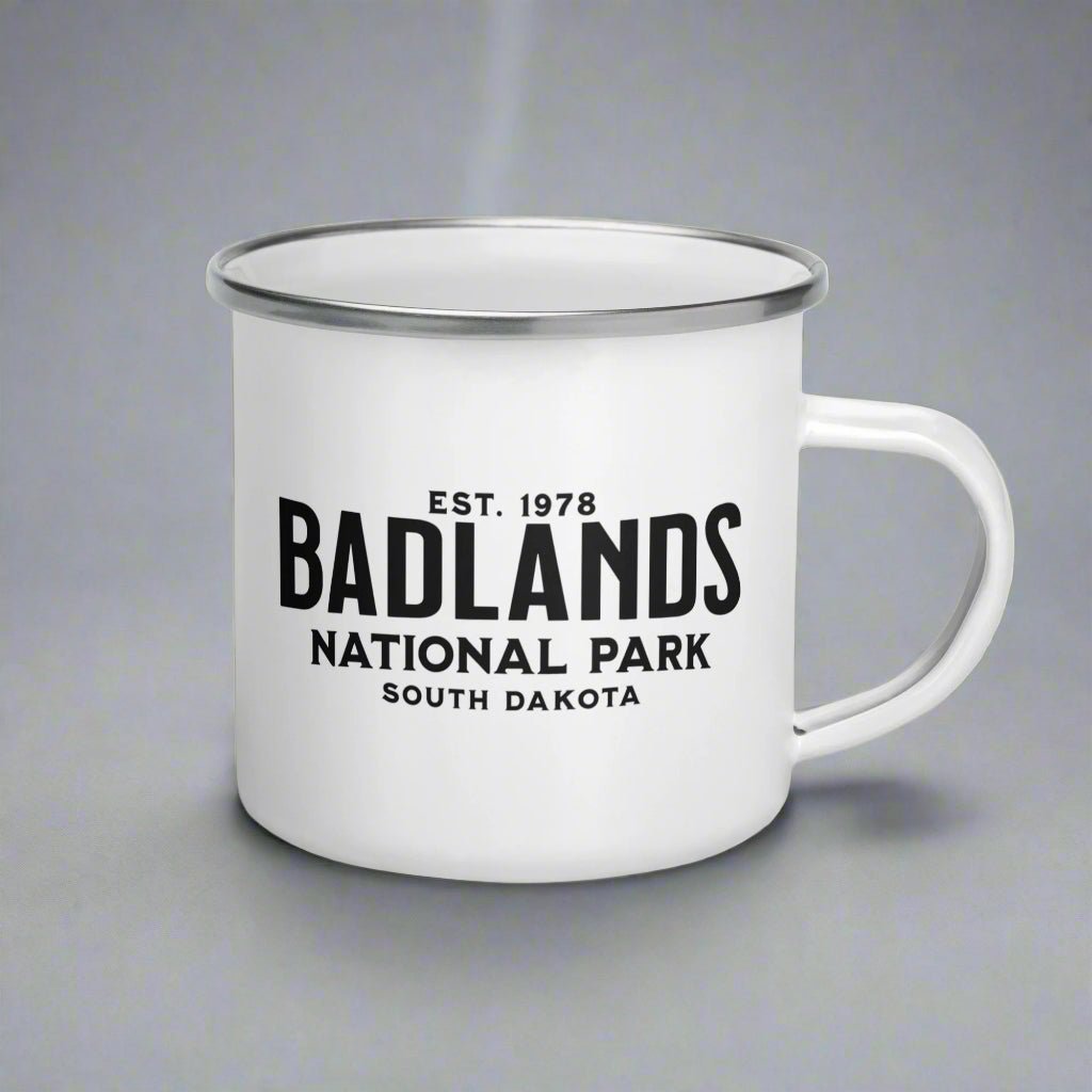 Badlands National Park bison camp mug alternate product view
