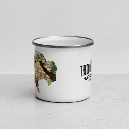 Badlands National Park bison camp mug alternate product view